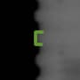 Radiograph showing square, outlined in green