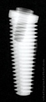 Radiograph of External Hex Co-Axis (Tapered)