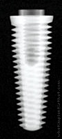 Radiograph of External Hex (Tapered)