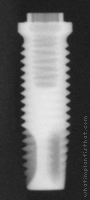 Radiograph of Branemark Mk III RP