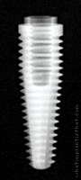 Radiograph of External Hex (Tapered)