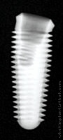 Radiograph of Internal Taper Co-Axis (Tapered)