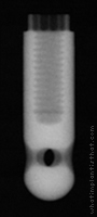 Radiograph of Calcitek Spline Reliance Cylinder