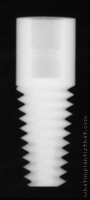 Radiograph of Tapered Root Form